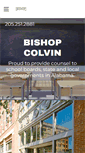 Mobile Screenshot of bishopcolvin.com