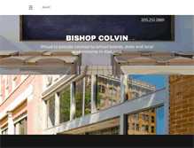 Tablet Screenshot of bishopcolvin.com